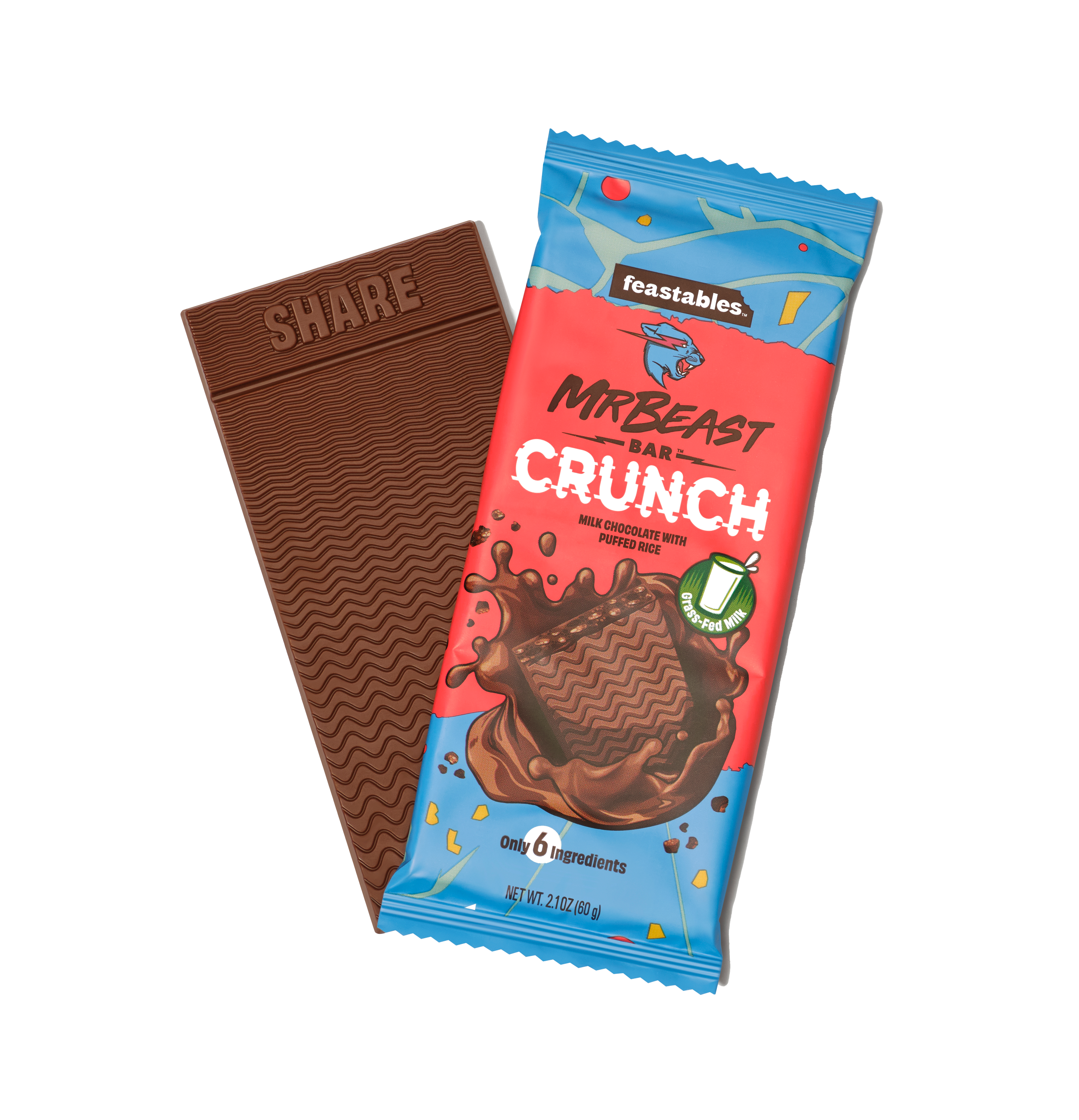 MrBeast holding MrBeast chocolate PNG Image