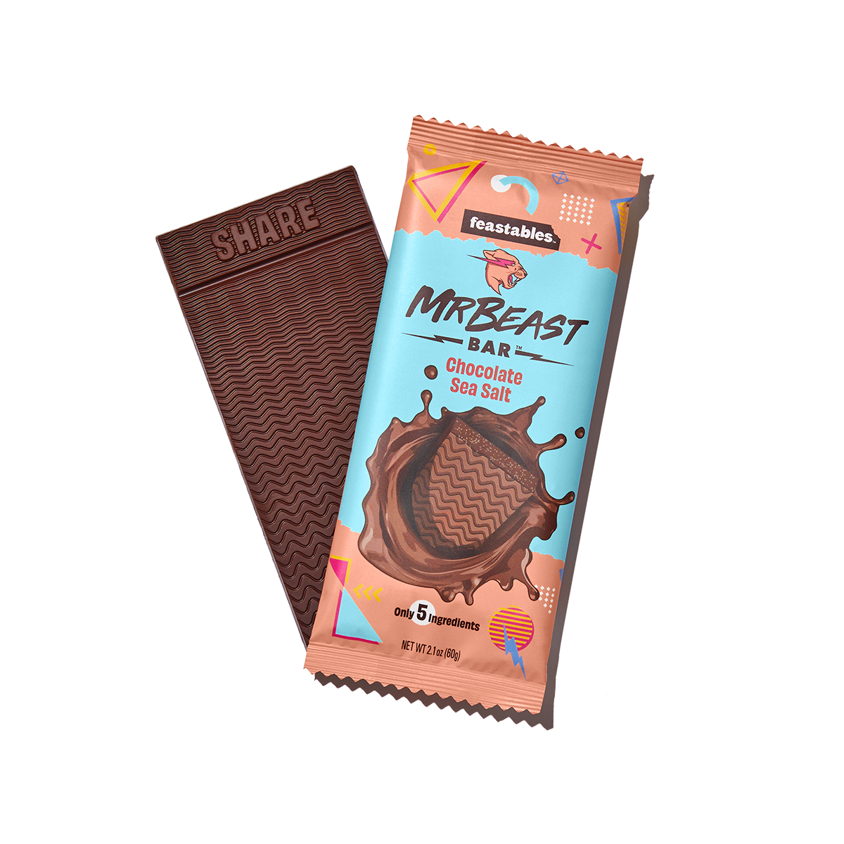 Feastables MrBeast Chocolate Sea Salt 60g