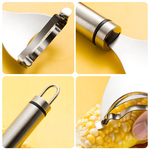 WNG Kitchen Gadgets 430 Stainless Steel Corn Shavel Peeler Corn