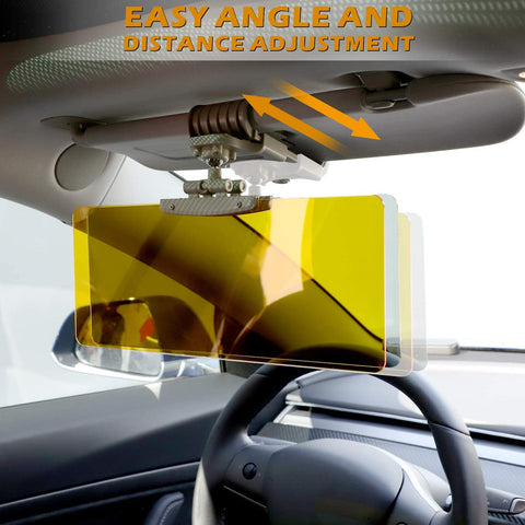 Car Sun Visor Windshield Mirror Protector Anti Glare - Claritix™