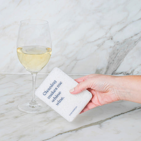 Reusable Sponge with Kitchen Sayings – White Horse Wine and Spirits