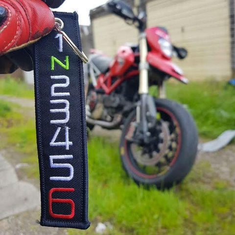 Motorcycle Key Tags | Embroided Key Tags for Bikers - LD ...
