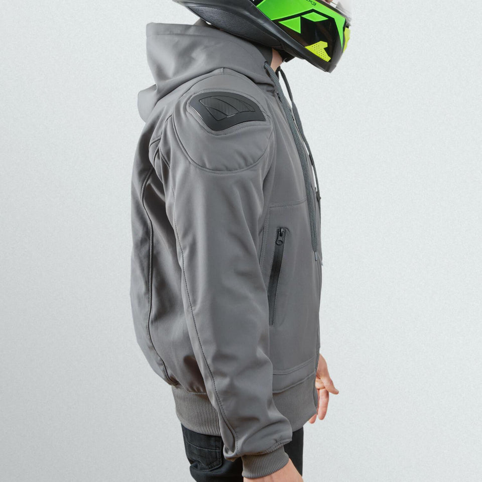 armored hoodie motorcycle jacket