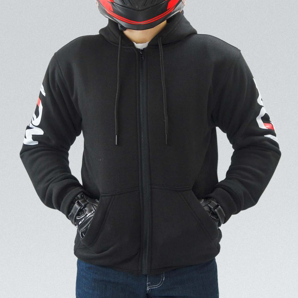 motorbike armoured hoodie