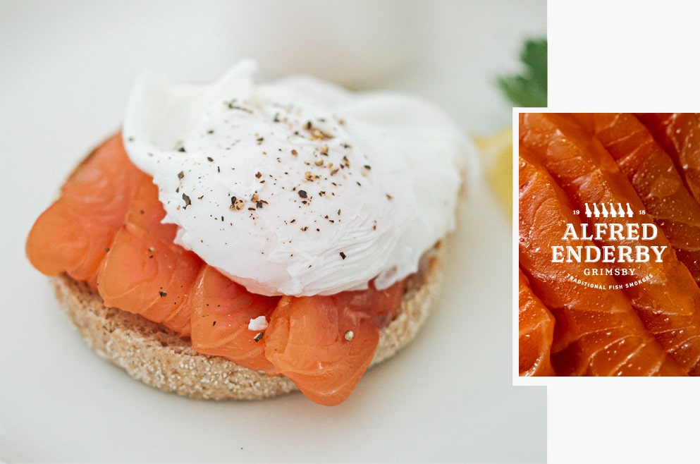 Poached Egg & Smoked Salmon Alfred Enderby