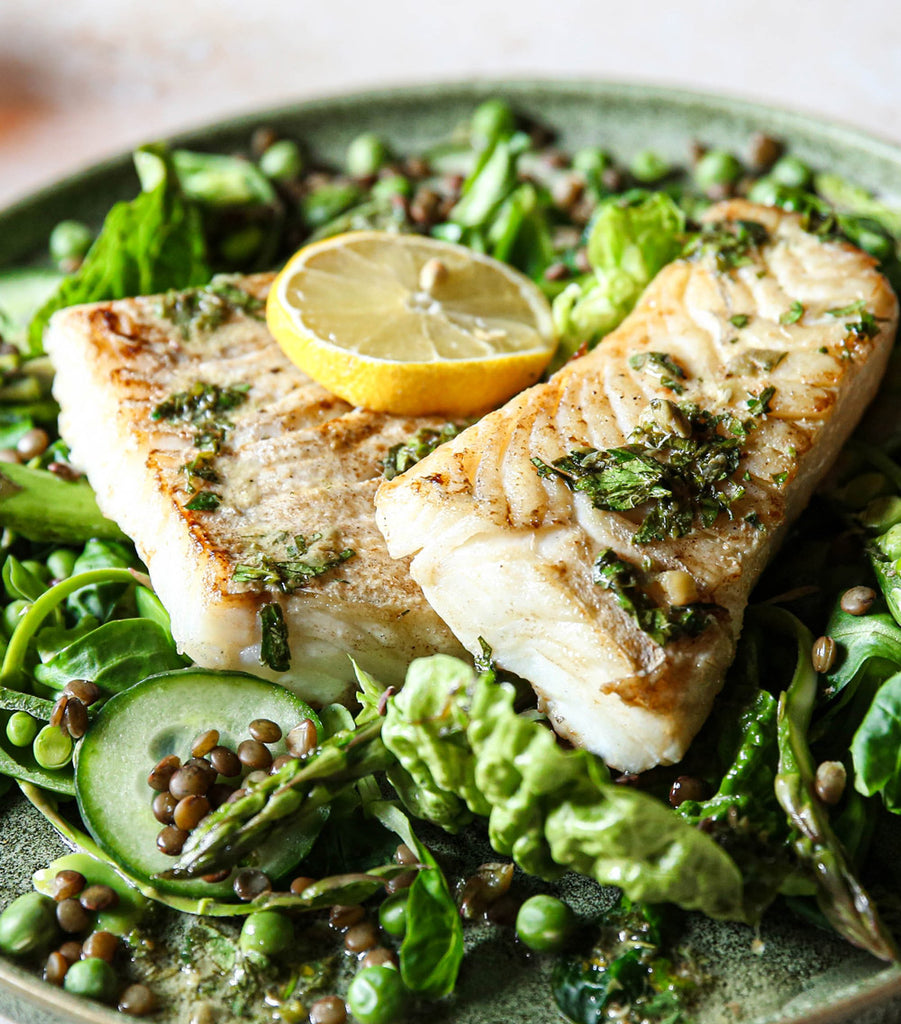 Smoked Haddock Greens Salad