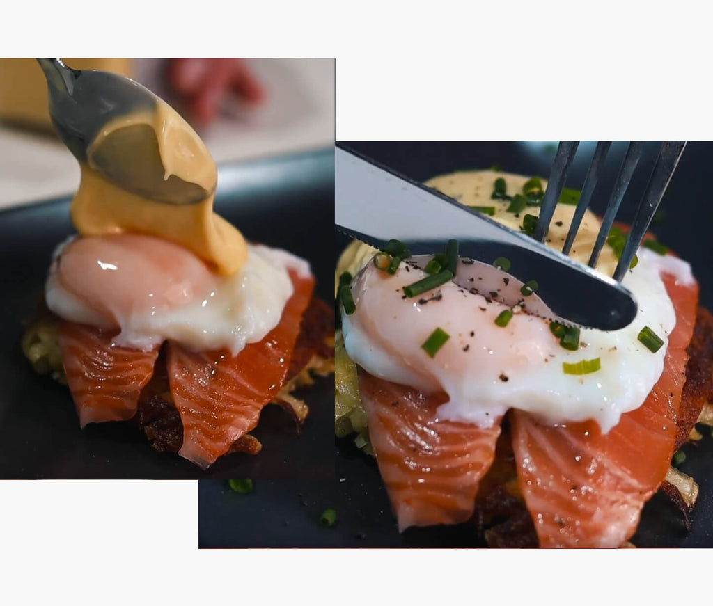 The PERFECT Brunch Dish - How to Cook Potato Rosti with Alfred Enderby Smoked Salmon & Poached Egg.
