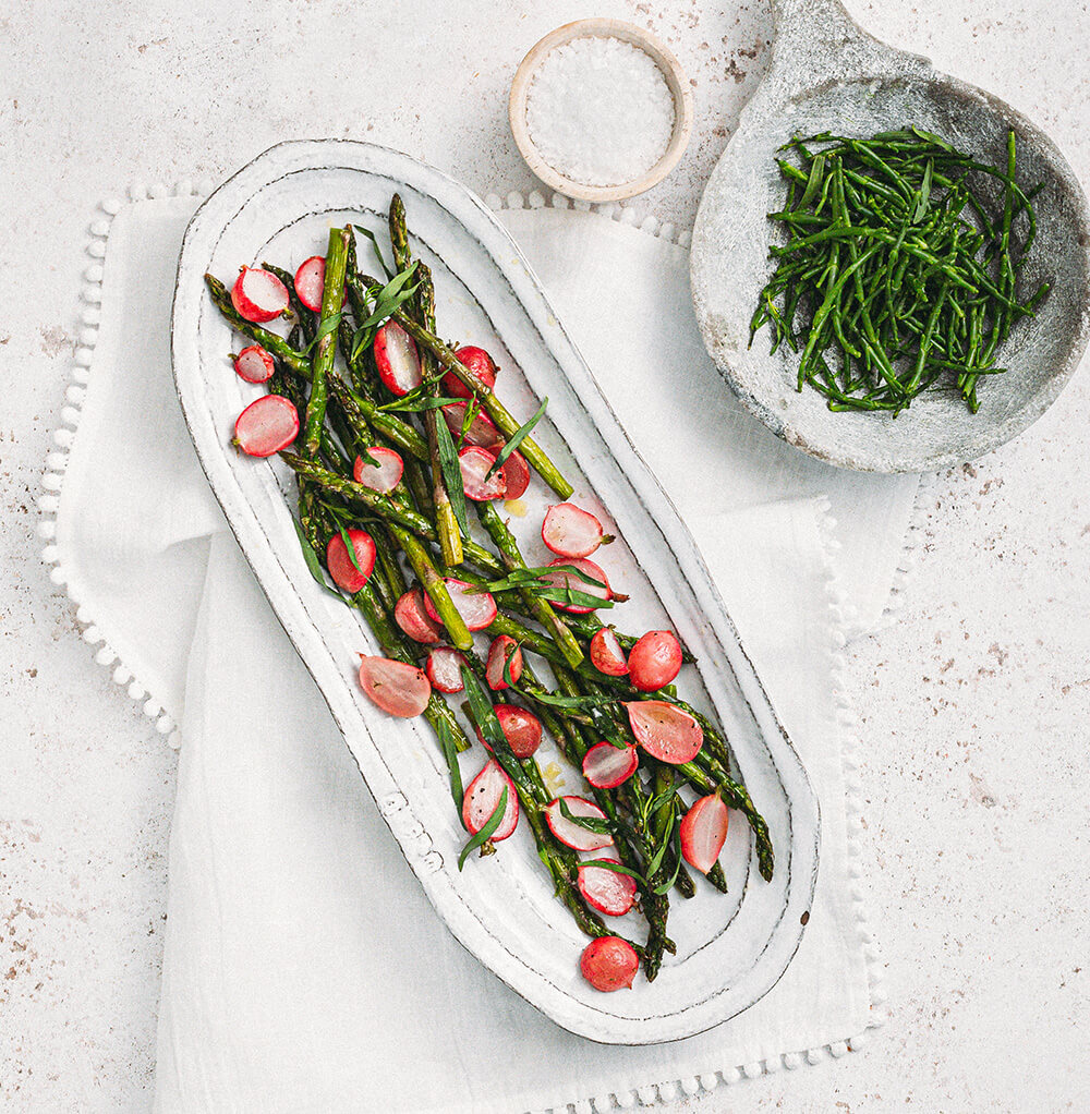 Radish & Asparagus Salad