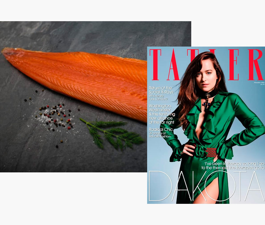 Our award winning fish is featured in Tatler