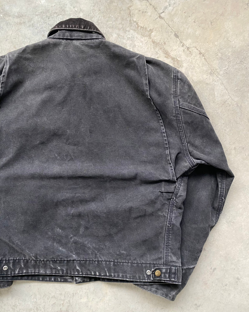 1980s Faded Black Carhartt Detroit Jacket (L/XL) – exaghules