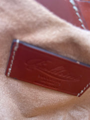 BOLDRINI SELLERIA leather logo inside the Opera bag is sewn on the lining