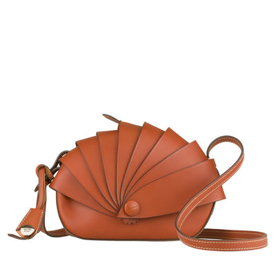 Brand New Boldrini Selleria Florentine Vacchetta Leather Envelope Clutch