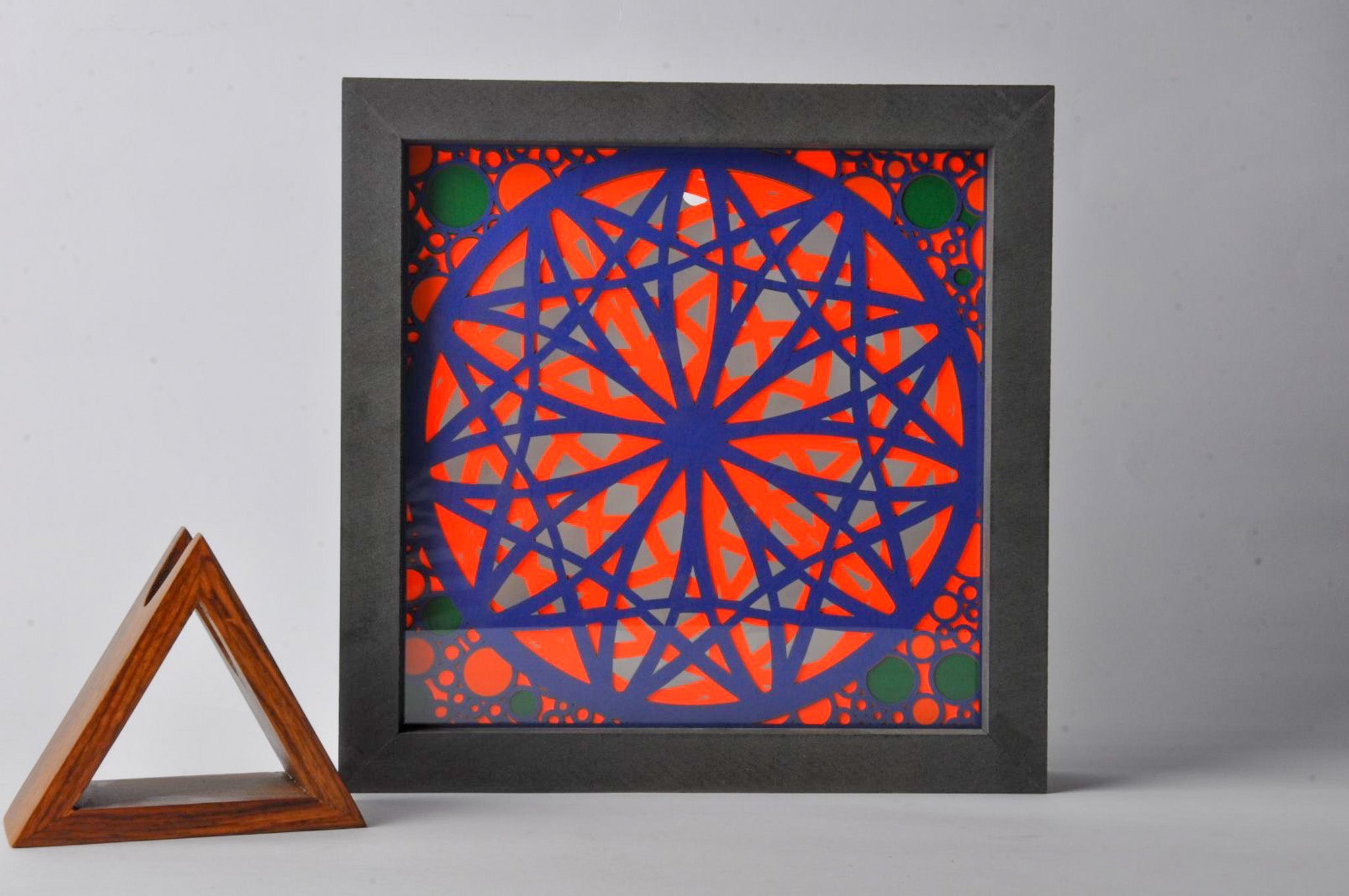 Hexagonal Paper Couture Framed