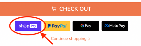 Shop Pay on Cart Page