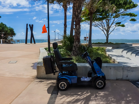 Mobility Scooter Near Water