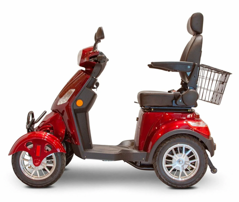 EW-46 mobility scooter in red