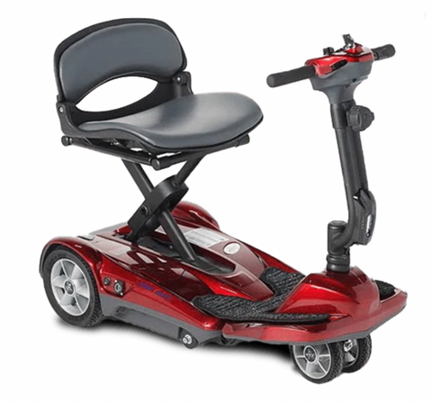 EV Rider mobility scooter in red