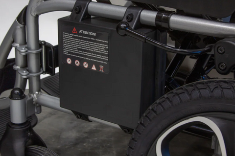 battery on the side of power wheelchair