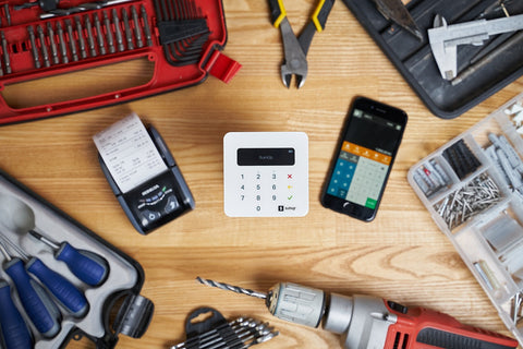 repairman tools on a table