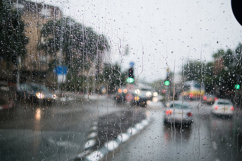 rain drops on glass