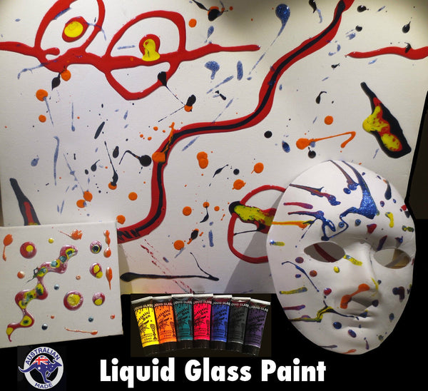 three dimensional glass painting