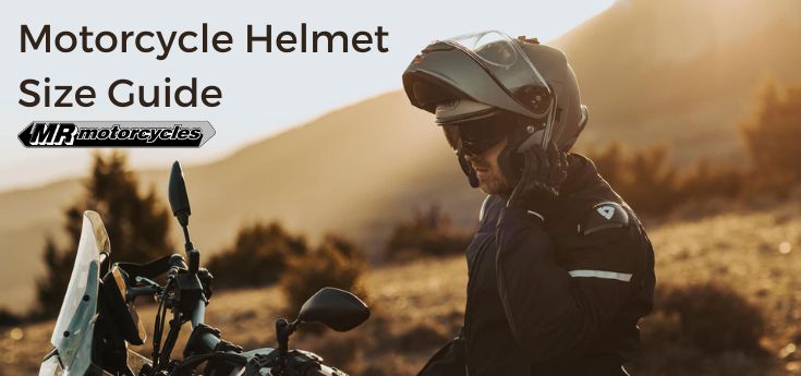 Motorcycle Helmet Size Guide Banner