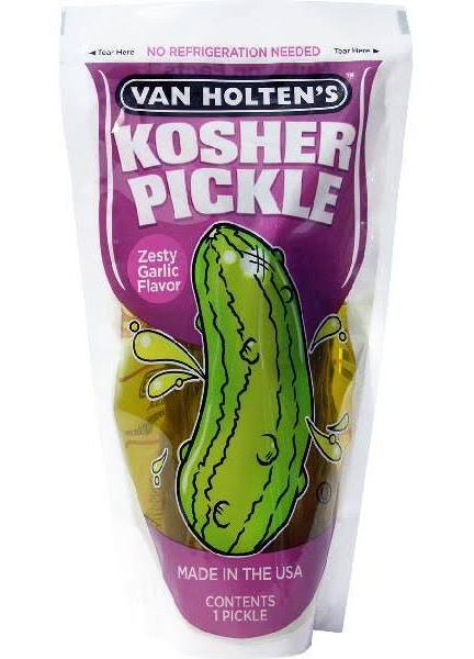 Van Holten’s Kosher Pickle in a Pouch (one)