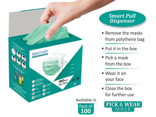 surgical mask pack of 100