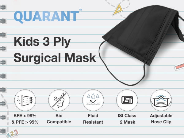 black mask for children