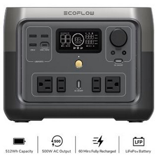 EcoFlow RIVER 2 Pro Portable Power Station ZMR620-B-US B&H Photo