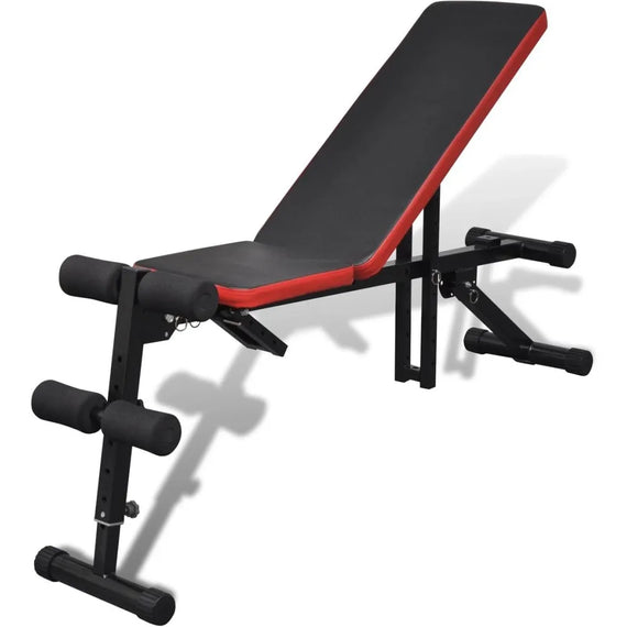Marshal Fitness Adjustable Multi Function Weight Lifting Utility Bench - (Flat, Incline And Decline Bench Press)