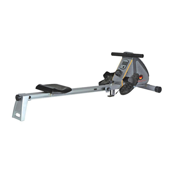 Marshal Fitness Foldable rowing machine with 7KG flywheel and pedal with strap