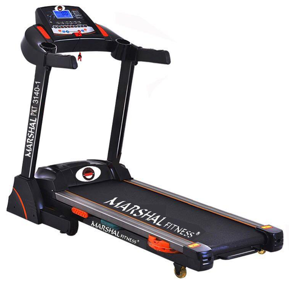 Marshal Fitness Two Motor and Auto Incline Home Use 1 way Treadmill
