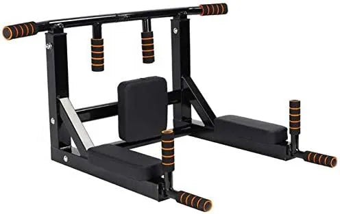 Wall Mounted Pull Up Bar Chin Up bar Multifunctional Dip Station for Indoor Home Gym Workout | MF-0705