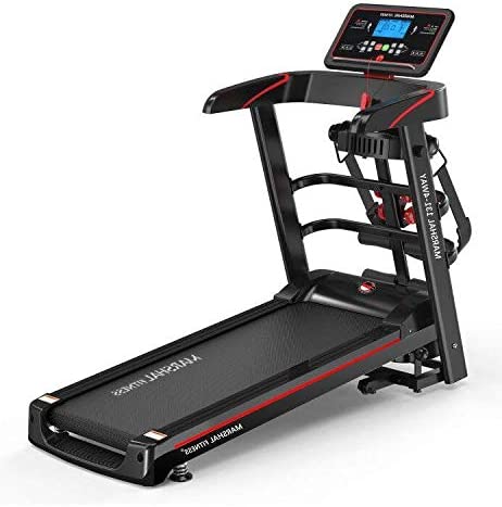 Marshal Fitness Home Use 4 Way Folding Electric Treadmill Space Saving Motorized Running Machine with Massager