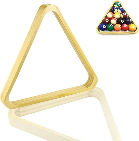 Wooden 8 Ball Rack Wooden, 2-1/4" Ball Rack Pool Rack Ball Billiard Pool Triangle Rack Sports