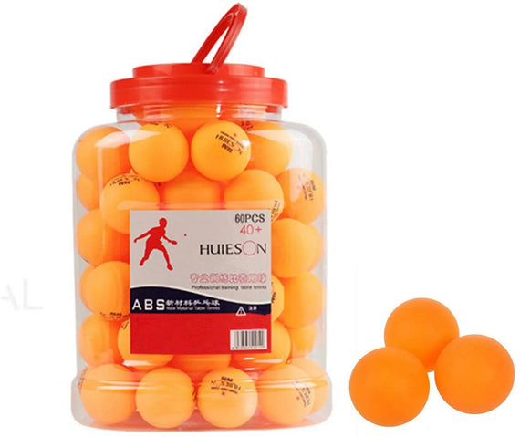 60 Pack Table Tennis Balls Set Durable Professional Grade Ping Pong Training Balls