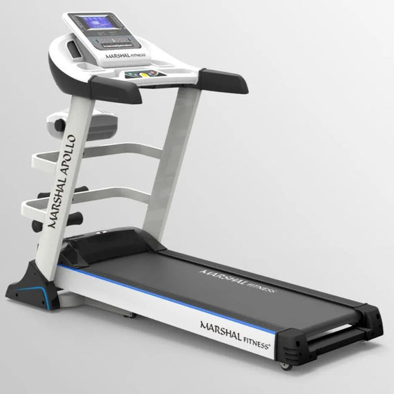 Marshal Fitness 5.0HP Motorized Treadmill - MAX User Weight 120-KGs - MP3 & USB