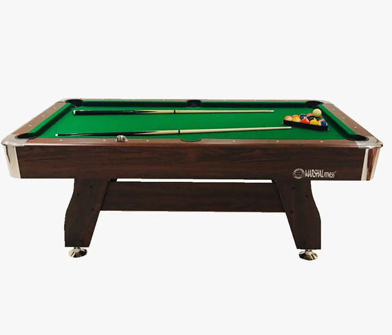 Billiard Table, Pool Table Green with Ball Collection System | 9Ft