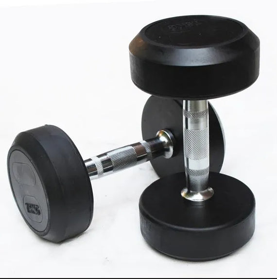 Round Rubber Dumbbell Set- 2.5kg