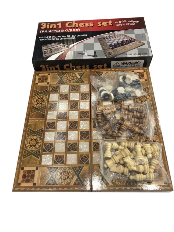 3in 1 Chess Set LD-9035