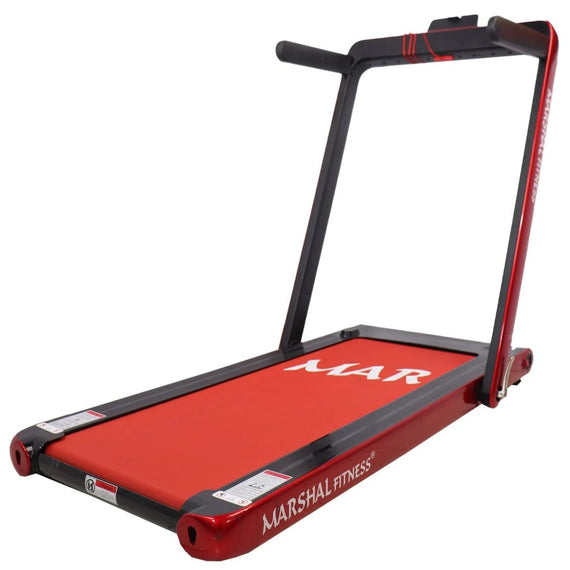 Marshal Fitness Walking Pad Treadmill 2 in1 Running Machine Under Treadmill Desk - RED