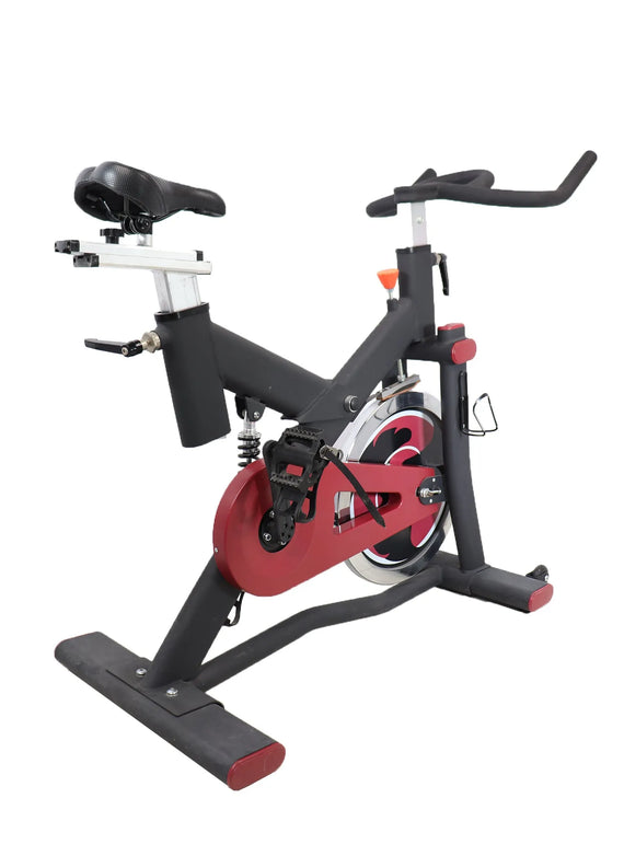 Marshal Fitness Professional Super Spinning Bike for Home and Gym Use with meter and SPD pedal