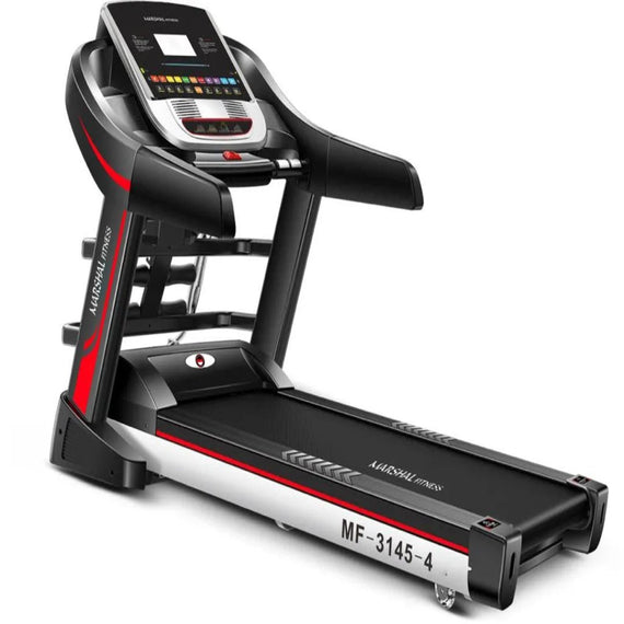 Marshal Fitness 4 way DC Motorized Treadmill with 7" LCD Screen