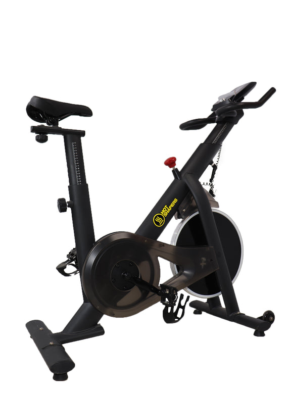 Marshal Fitness Indoor Exercise Spinning Bike, Cycling Spine Bike, Cardio Workout with Meter MFK-1827M