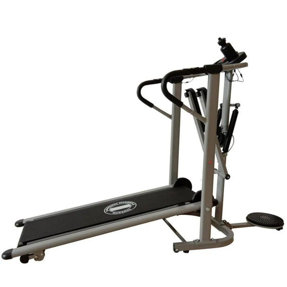 Marshal Fitness Flat Walker Folding Portable Incline Manual Treadmill | BXZ-MT-408