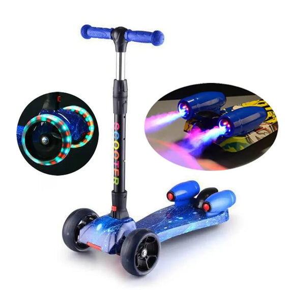 Marshal Fitness Kids Kick Scooter With Jet Spray And Music | MS -0289