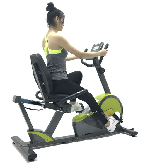 Marshal Fitness Recumbent Exercise Bike Home Indoor Sports Spinning Bike | MF-8809L
