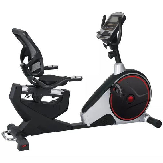 Marshal Fitness Recumbent Exercise Bike with Pulse | MF-8807L