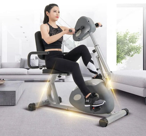 Marshal Fitness Household Bedroom Exercise Bike | MF-8804LE